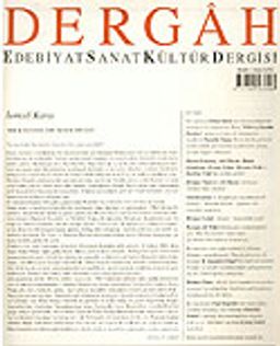 Dergah Edebiyat Sanat Kültür Dergisi / Temmuz 2004 Sayı:173 Cilt: XV