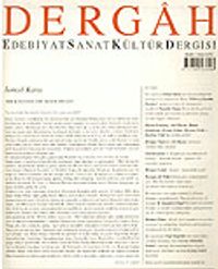 Dergah Edebiyat Sanat Kültür Dergisi / Temmuz 2004 Sayı:173 Cilt: XV