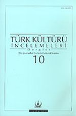 Türk Kültürü İncelemeleri Dergisi 10