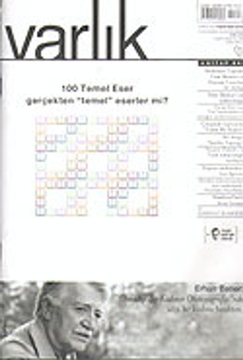 Varlık Aylık Edebiyat ve Kültür Dergisi / Ekim 2004