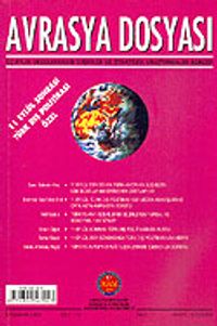 Sayı:1 Cilt: 10-11-Avrasya Dosyası- İlkbahar 2004
