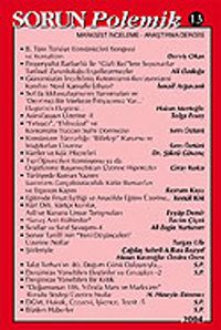 Sorun Polemik / 2004, Sayı:13