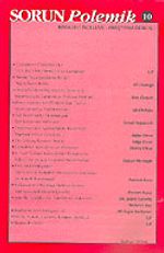 Sorun Polemik 10 / Bahar 2004, Sayı:10
