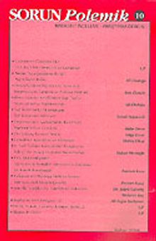 Sorun Polemik 10 / Bahar 2004, Sayı:10
