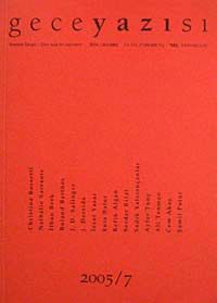 Gece Yazısı Edebiyat Dergisi 2005 / 7