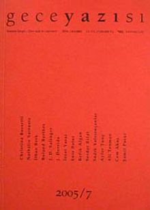 Gece Yazısı Edebiyat Dergisi 2005 / 7