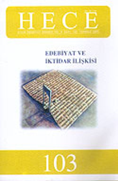 Sayı:103-Temmuz 2005-Hece Aylık Edebiyat Dergisi
