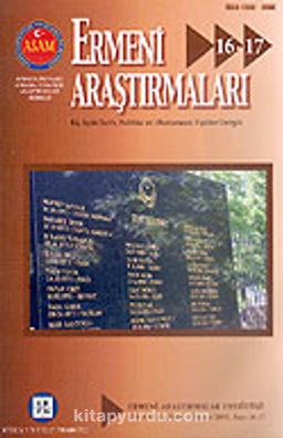 Sayı:16-17-Ermeni Araştırmaları Kış 2004-İlkbahar 2005