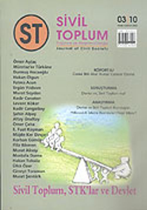 Sivil Toplum Düşünce ve Araştırma Dergisi / Nisan-Haziran 2005