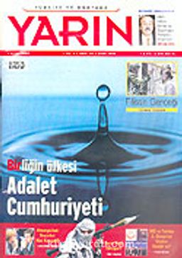 Türkiye ve Dünyada YARIN Aylık Düşünce ve Siyaset Dergisi / Yıl:4 Sayı: 42 / Ekim 2005