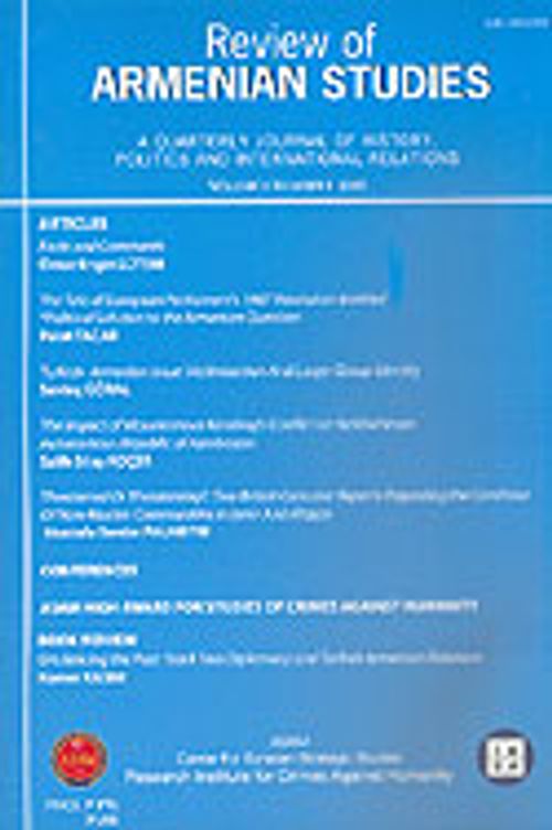 Volume 3 Number 9 2005 Review of Armenian Studies