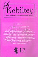 Sayı 12/2001-Kebikeç-İnsan Bilimleri İçin Kaynak Araştırmaları Dergisi