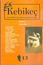 Sayı 13/2002-Kebikeç-İnsan Bilimleri İçin Kaynak Araştırmaları Dergisi