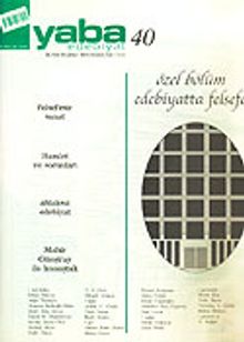 Yaba Edebiyat Sayı: 40 Mayıs-Haziran 2006