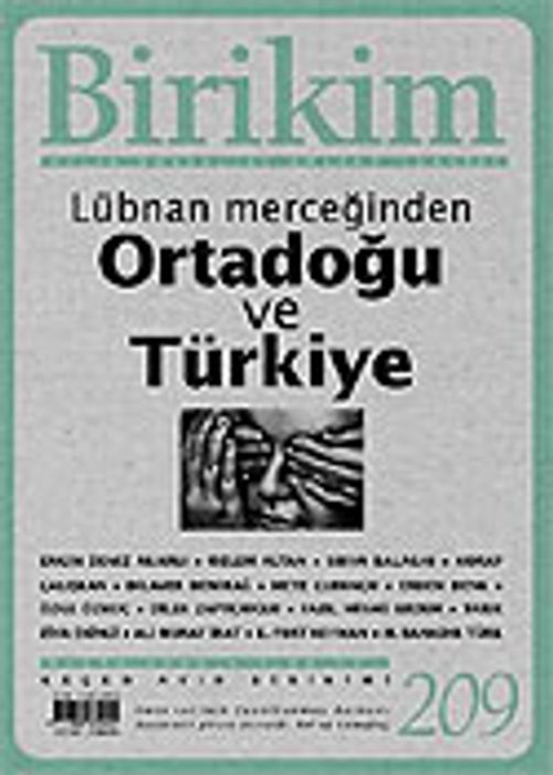 Birikim / Sayı: 209 Yıl: 2006 / Aylık Sosyalist Kültür Dergisi