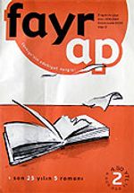 Fayrap İki Aylık Edebiyat Dergisi Kasım-Aralık 2005 Sayı:2