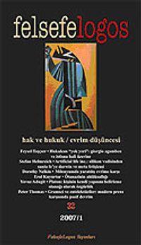Felsefelogos Sayı: 32 / Hak ve Hukuk / Evrim Düşüncesi