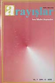 Sayı:13 Yıl:2005 Arayışlar İnsan Bilimleri Araştırmaları