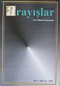 Sayı:5-6 Yıl:2001 Arayışlar İnsan Bilimleri Araştırmaları