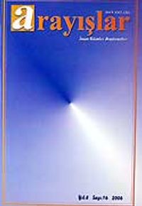 Sayı:16 Yıl:2006 Arayışlar İnsan Bilimleri Araştırmaları