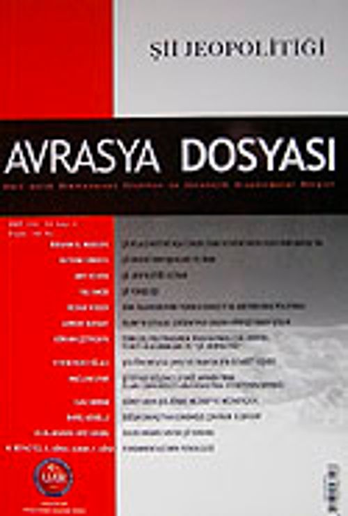 Avrasya Dosyası Cilt:13 Sayı:3 2007