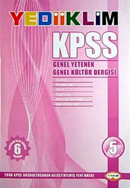 KPSS Genel Yetenek-Genel Kültür Dergisi-5