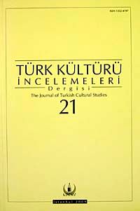 Türk Kültürü İncelemeleri Dergisi 21 / 2009 Güz/Autumn