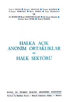 Halka Açık Anonim Ortaklıklar ve Halk Sektörü