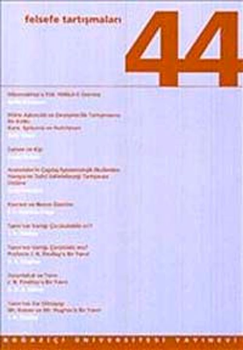 Felsefe Tartışmaları 44