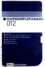 Kooperatifler Kanunu / Cep Kanunu 012