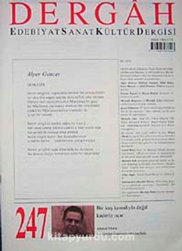Dergah Edebiyat Sanat Kültür Dergisi Sayı:247 Eylül 2010