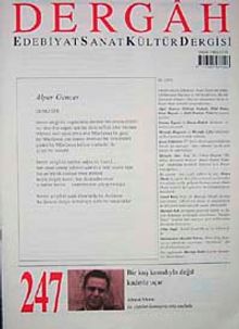 Dergah Edebiyat Sanat Kültür Dergisi Sayı:247 Eylül 2010