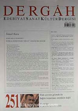 Dergah Edebiyat Sanat Kültür Dergisi Sayı:251 Ocak 2011