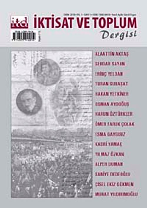 İktisat ve Toplum Dergisi Sayı:1 Yıl:2010
