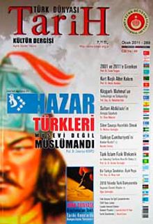 Türk Dünyası Araştırmaları Vakfı Tarih Dergisi Ocak 2011 / Sayı: 289