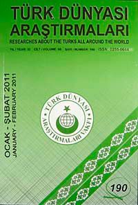 Türk Dünyası Araştırmaları Vakfı Tarih Dergisi Ocak - Şubat 2011