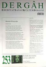Dergah Edebiyat Sanat Kültür Dergisi Sayı:253 Mart 2011