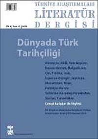 Türkiye Araştırmaları Literatür Dergisi Bahar 2010(cilt8 Sayı: 15)