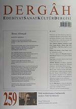 Dergah Edebiyat Sanat Kültür Dergisi Sayı:259 Eylül 2011