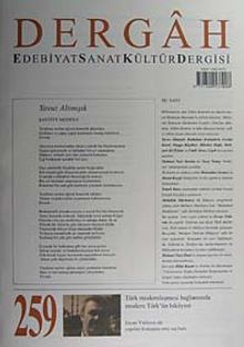 Dergah Edebiyat Sanat Kültür Dergisi Sayı:259 Eylül 2011