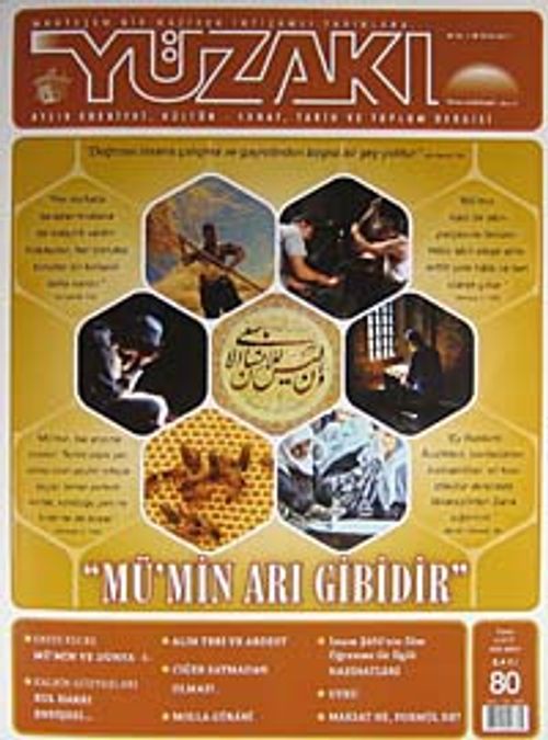 Yüzakı Aylık Edebiyat, Kültür, Sanat, Tarih ve Toplum Dergisi/Sayı:80 Ekim 2011