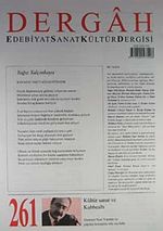 Dergah Edebiyat Sanat Kültür Dergisi Sayı:261 Kasım 2011