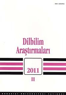 Dilbilim Araştırmaları 2011 / 2