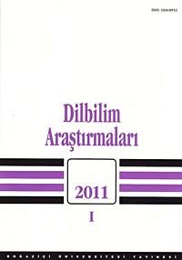 Dilbilim Araştırmaları 2011 / I