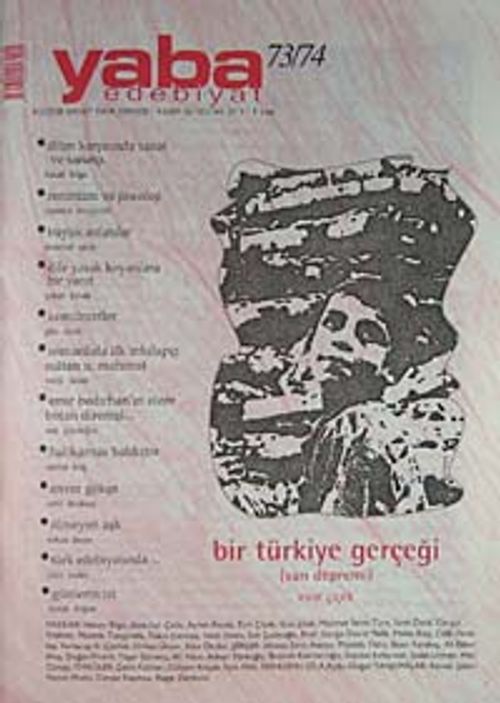 Yaba Edebiyat Sayı:73-74 Kasım-Ocak 2012