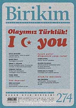 Birikim / Sayı:274 Yıl: 2012 / Aylık Sosyalist Kültür Dergisi