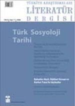 Türkiye Araştırmaları Literatür Dergisi 2008 cilt 6 Sayı: 11