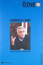Özne Felsefe Bilim ve Sanat Yazıları Selahaddin Halilov'a Armağan Özel Sayı 2012