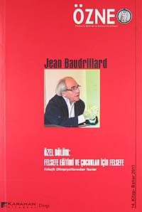 Özne Felsefe Bilim ve Sanat Yazıları 14. Kitap-Bahar 2011