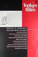 Toplum ve Bilim Sayı 123